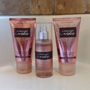 Bath and Body Works A Thousand Wishes Travel Set